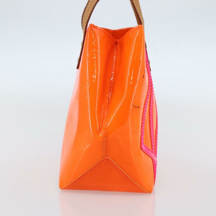 【日本直送】路易威登 Monogram Vernis Fluo Reade PM 手袋 粉紅色 橘色 M91903 正品 143574-2