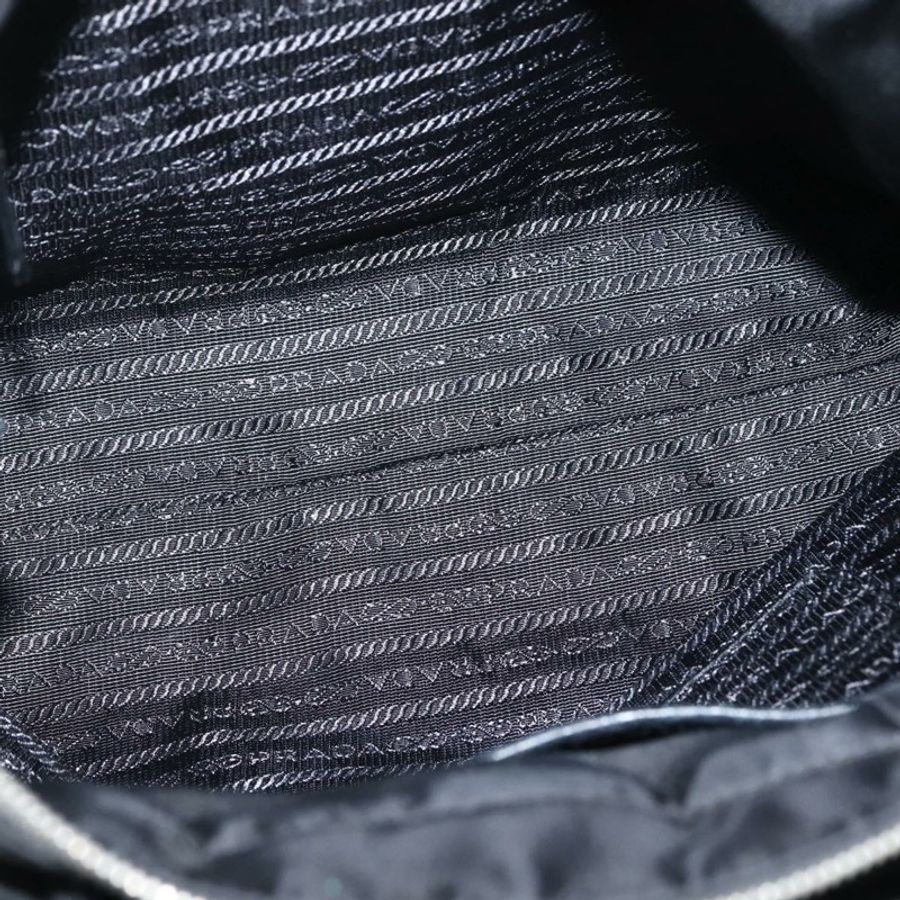 【日本直送】PRADA 尼龍雙肩手提包 黑色 銀色 正品 139041V-9