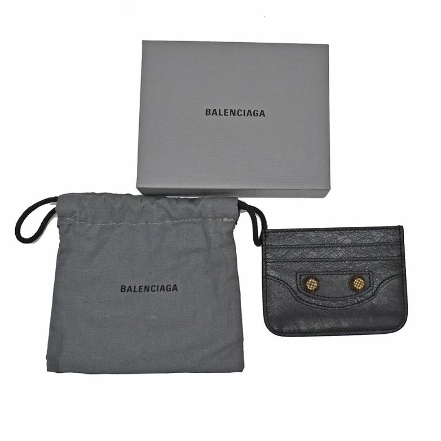 【門市全新現貨】BALENCIAGA 巴黎世家 Le Cagole 四卡皮革卡片夾名片夾(附原廠紙盒、防塵袋)-2