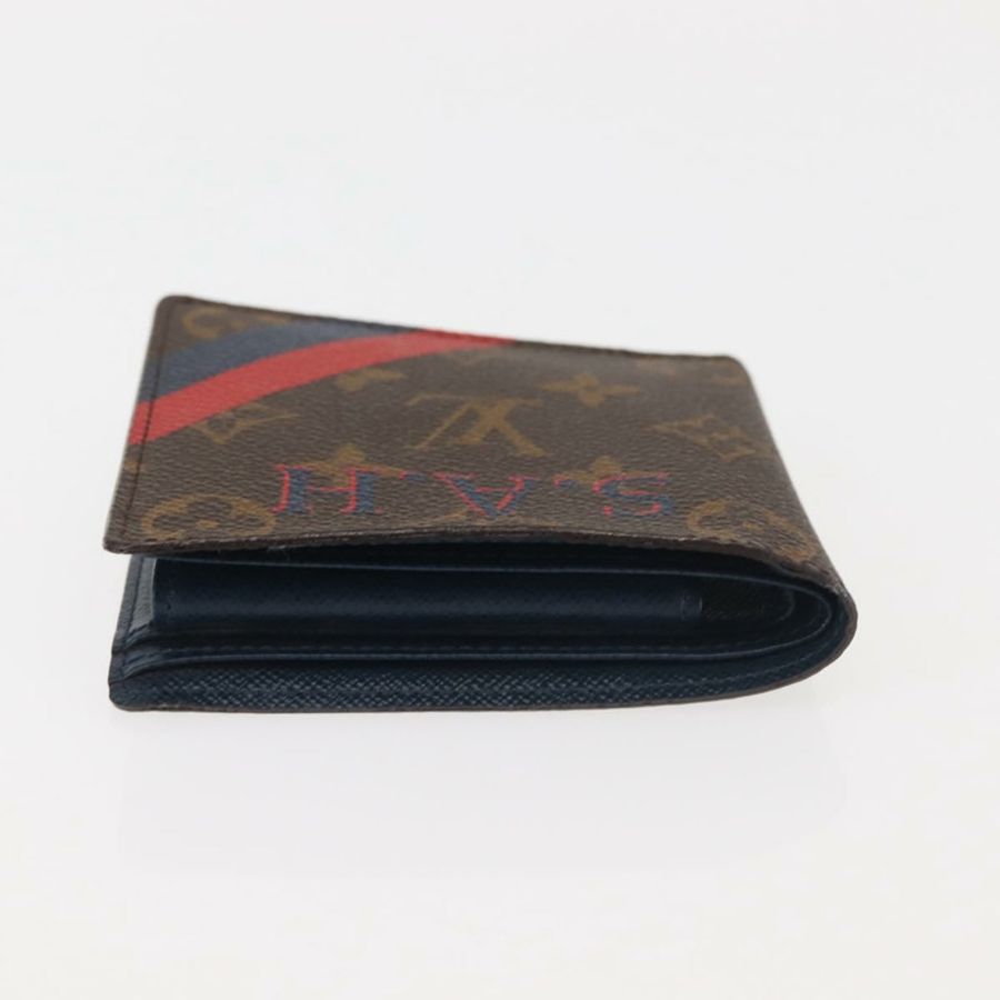 【日本直送】路易威登 Monogram Portefeuille Marco NM 雙折皮夾 LV Auth 143914-4