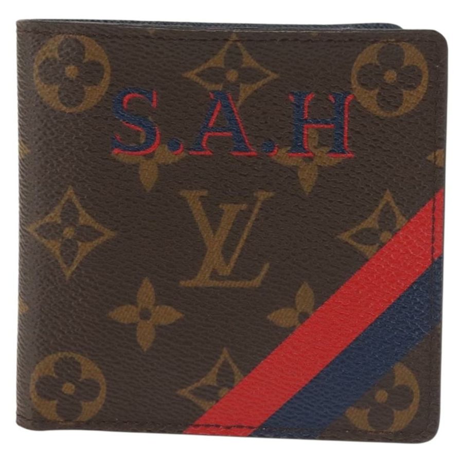 【日本直送】路易威登 Monogram Portefeuille Marco NM 雙折皮夾 LV Auth 143914-12
