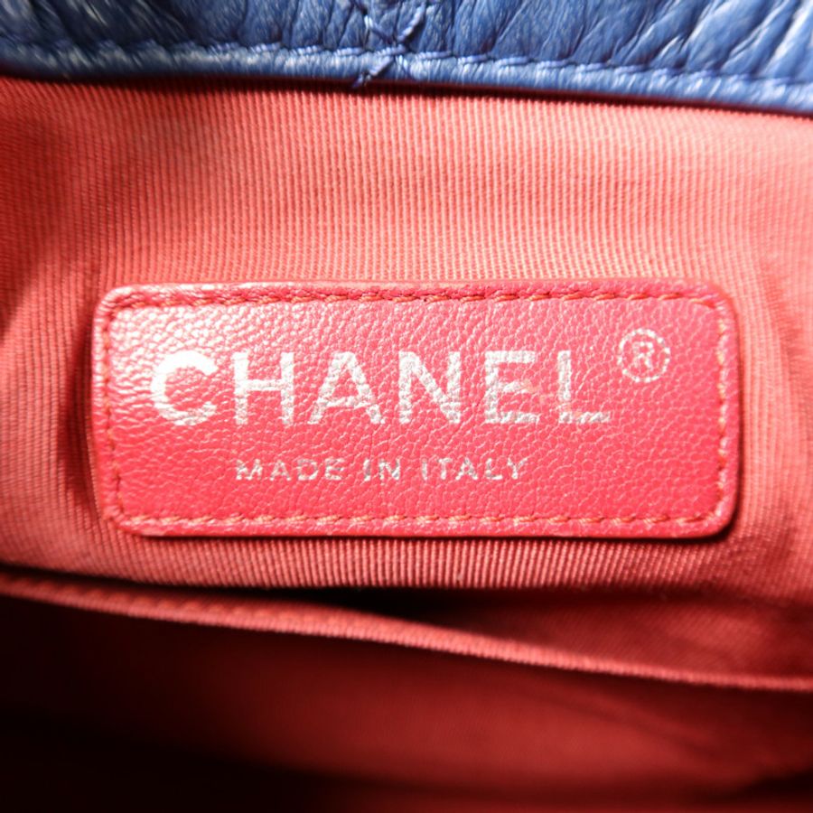 CHANEL 【激減優惠】牛皮皮革Gabrielle Backpack銀扣背包-6