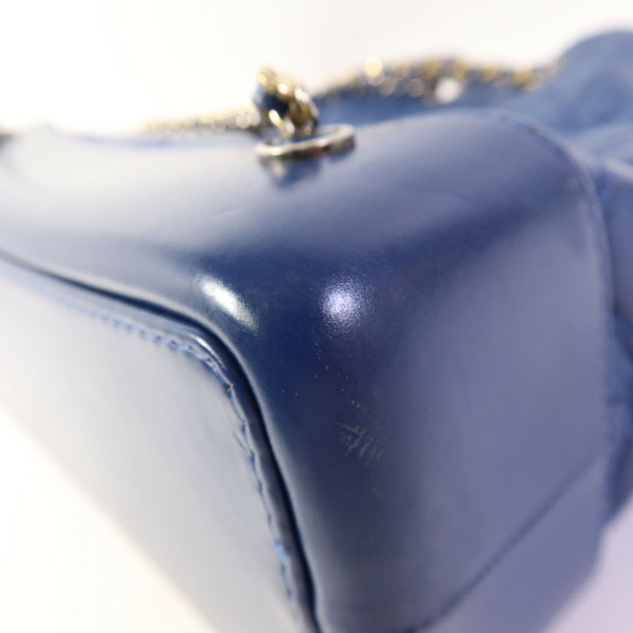 CHANEL 【激減優惠】牛皮皮革Gabrielle Backpack銀扣背包-12