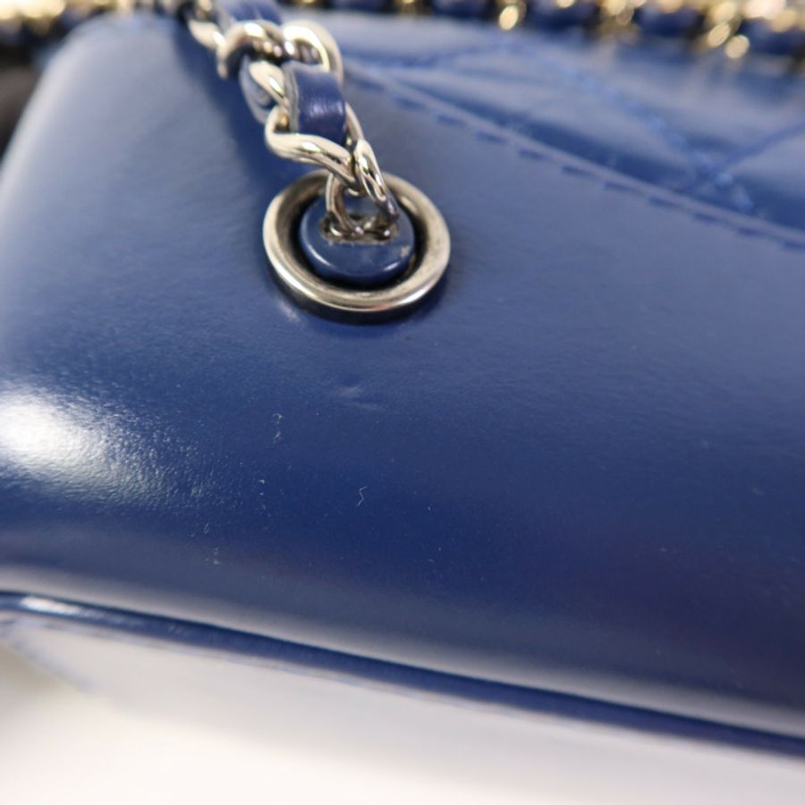 CHANEL 【激減優惠】牛皮皮革Gabrielle Backpack銀扣背包-14