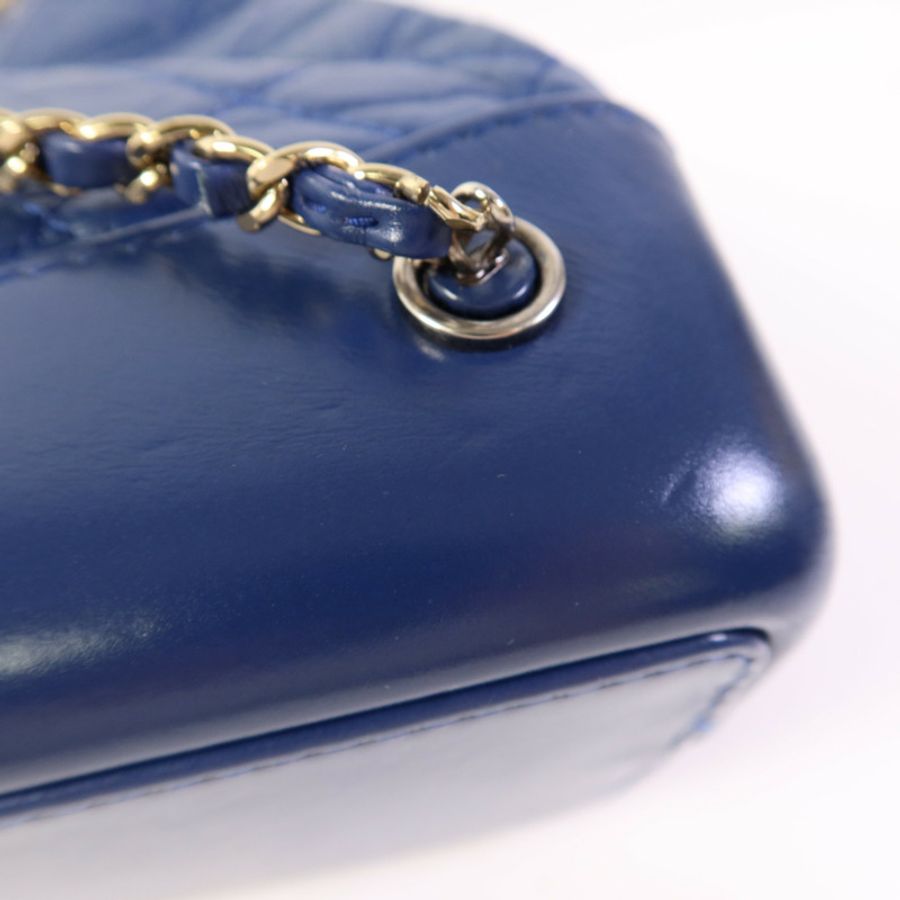 CHANEL 【激減優惠】牛皮皮革Gabrielle Backpack銀扣背包-15