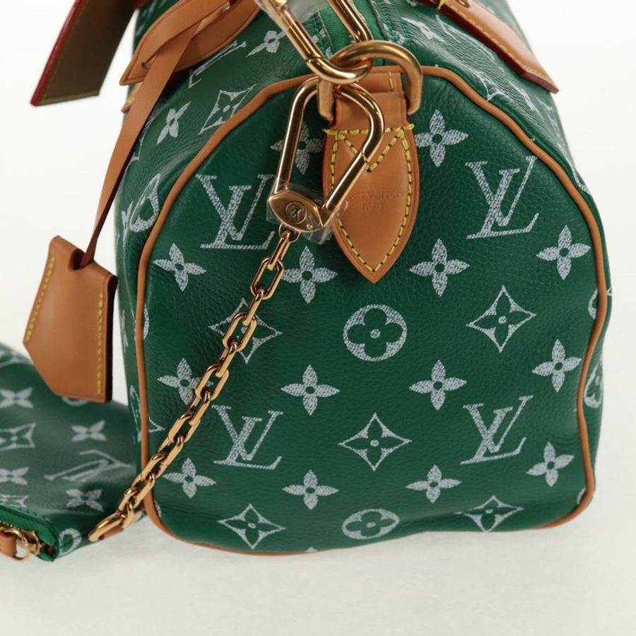 【日本直送】路易威登 Monogram Speedy P9 Bandouliere 25 手袋 綠色 M24423 LV 正品 139047SM-2