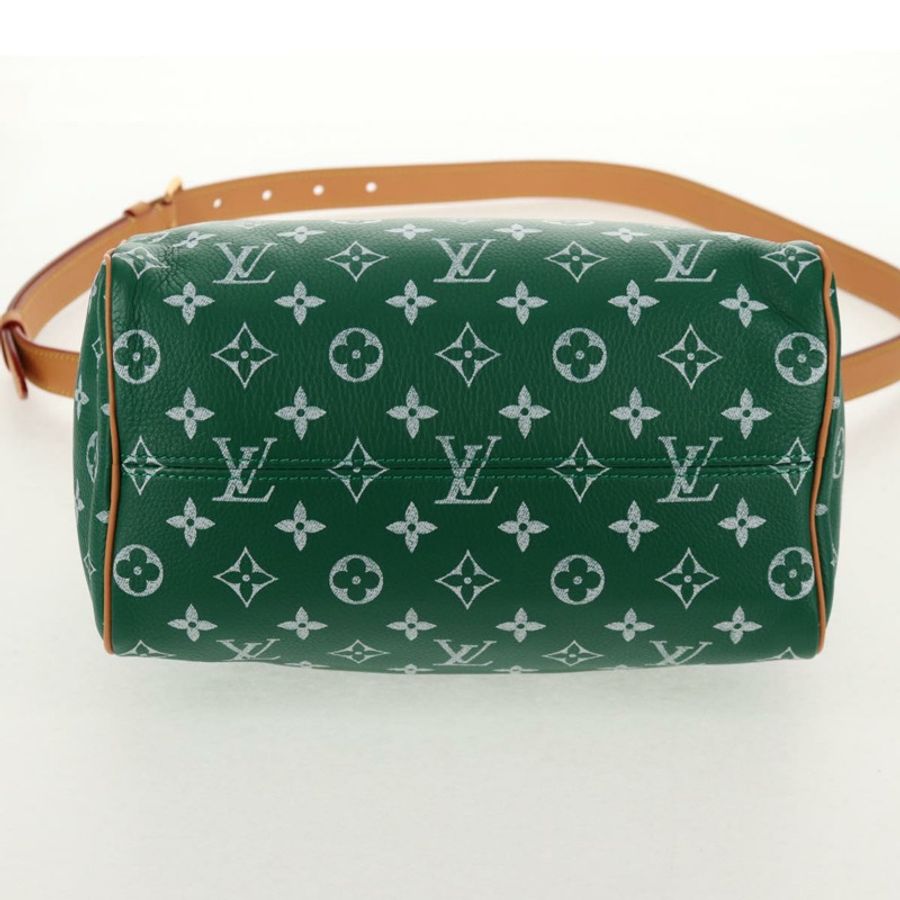 【日本直送】路易威登 Monogram Speedy P9 Bandouliere 25 手袋 綠色 M24423 LV 正品 139047SM-4
