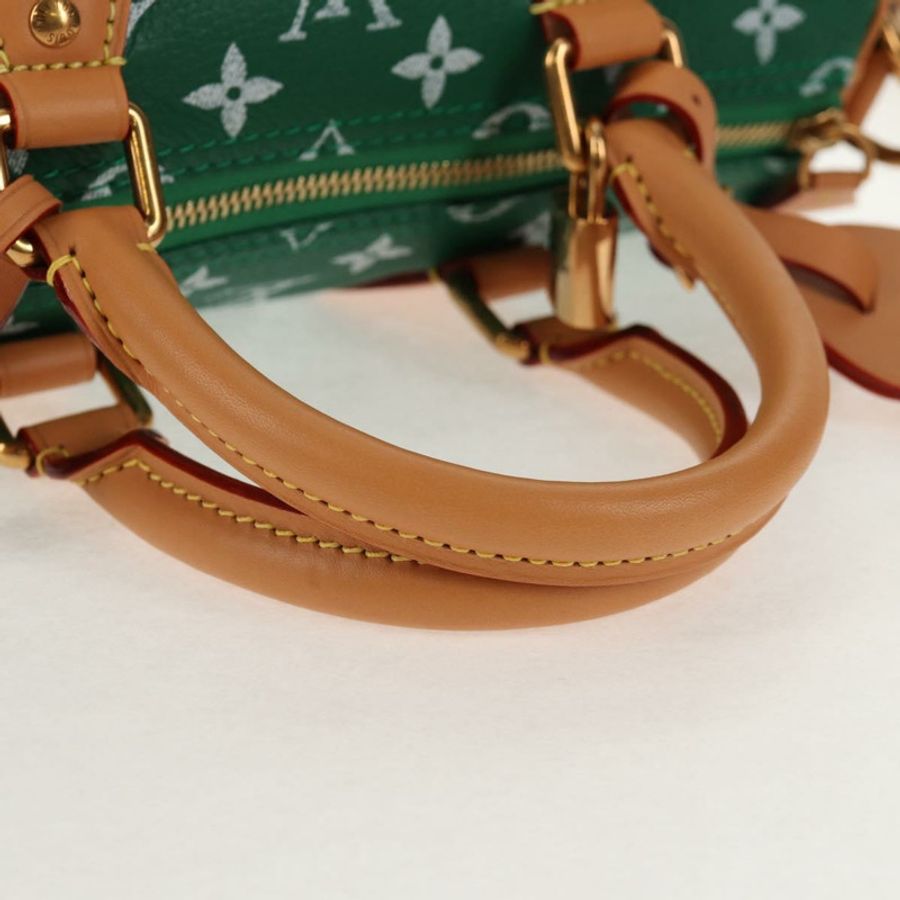 【日本直送】路易威登 Monogram Speedy P9 Bandouliere 25 手袋 綠色 M24423 LV 正品 139047SM-6