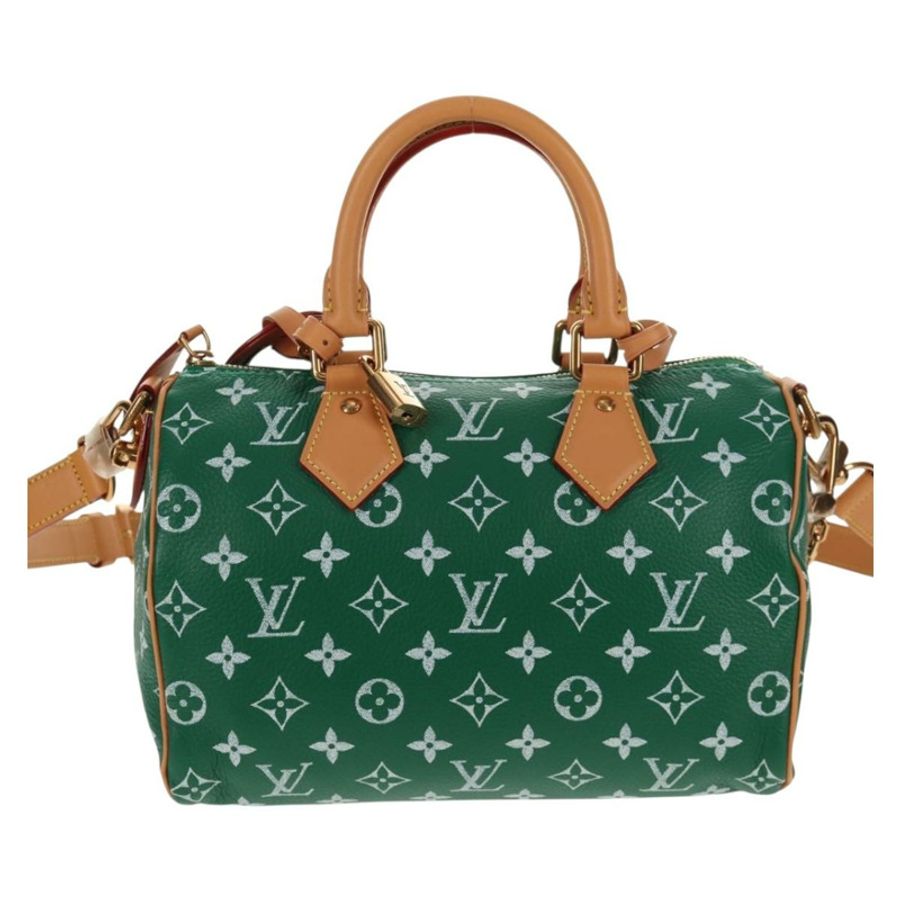 【日本直送】路易威登 Monogram Speedy P9 Bandouliere 25 手袋 綠色 M24423 LV 正品 139047SM-12