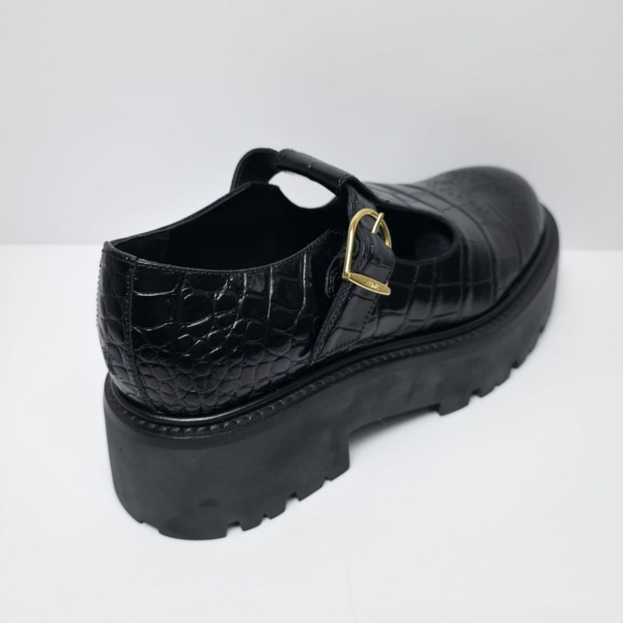 Celine 黑色Bulky Triomphe Babies厚底鞋(未使用品)-18