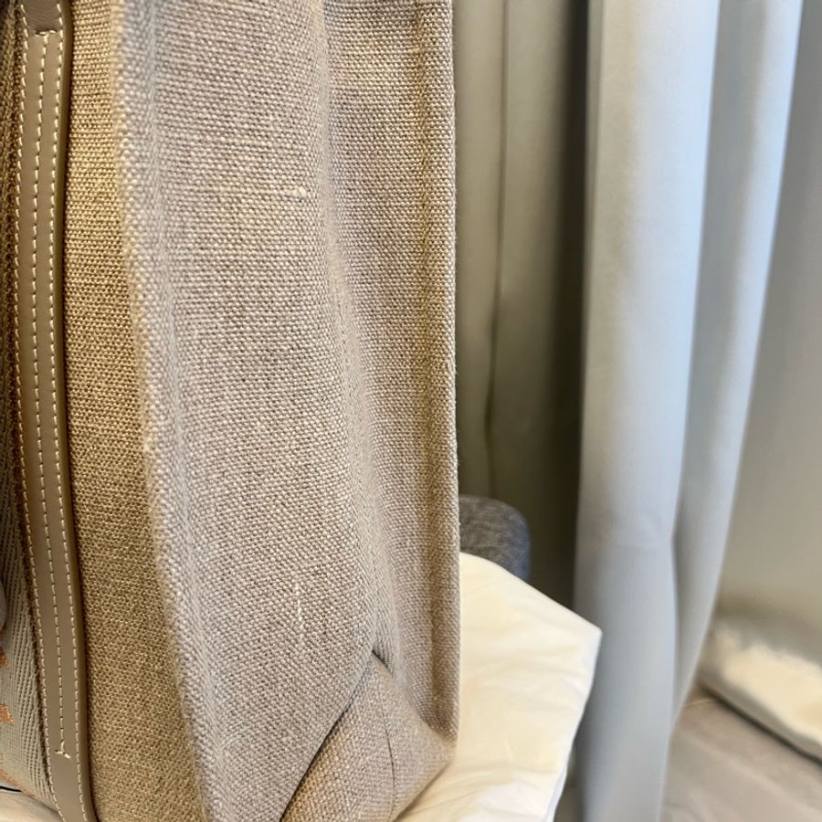 CHLOE 蔻依 Woody tote bag 帆布托特包(中號)-4