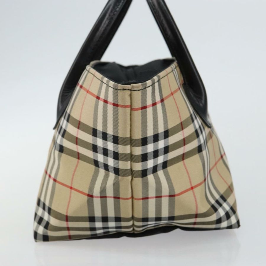 【日本直送】Burberrys Nova Check Blue Label 手袋 尼龍 米色 銀色 正品 kk557-2