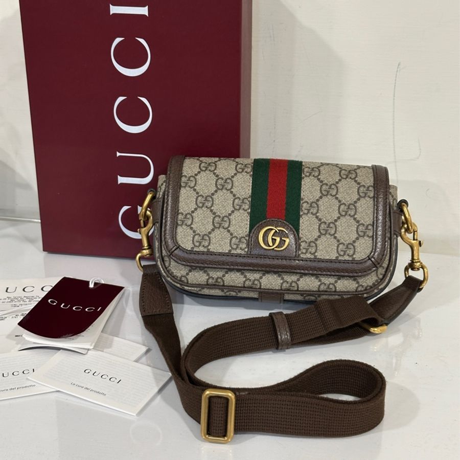 🈶購證 #全新離櫃未使用 Gucci新款郵差斜挎包 #櫃上在售-2