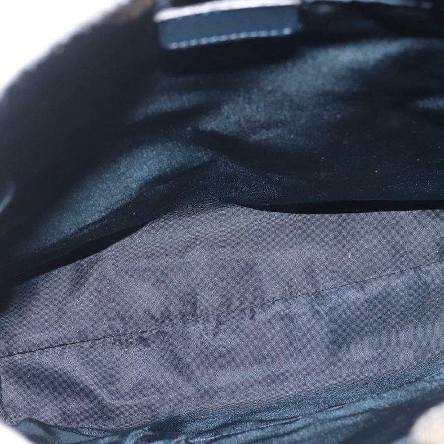 【日本直送】Christian Dior Trotter帆布手拿包 海軍藍 金色 正品 145259-15