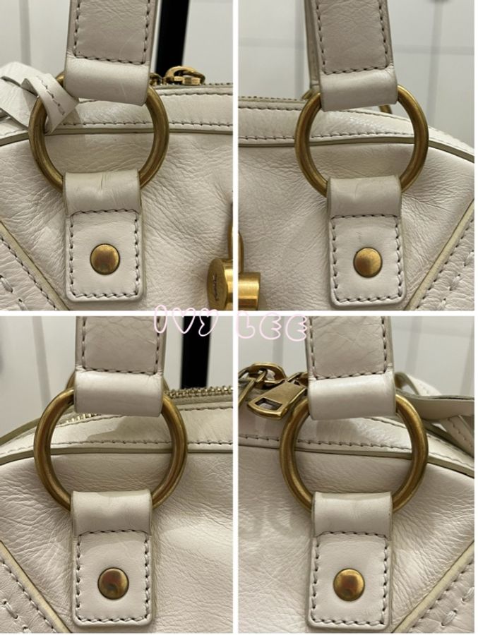 SAINT LAURENT(待付款、勿下單)YSL Muse Toe 象牙色 白色 手提包 單肩包 正品 二手精品-18