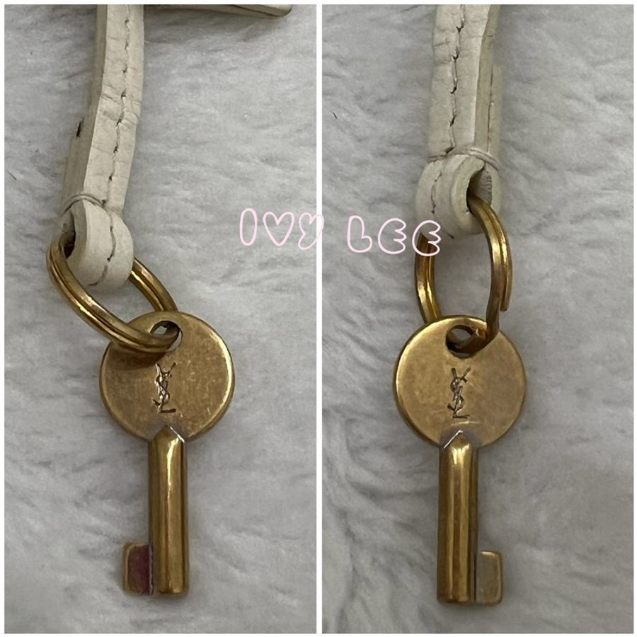 SAINT LAURENT(待付款、勿下單)YSL Muse Toe 象牙色 白色 手提包 單肩包 正品 二手精品-24