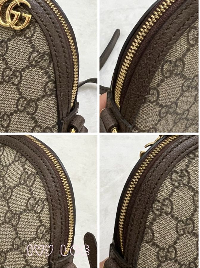 GUCCI 古馳 499621 經典Ophidia系列GG帆布印花拉鍊側肩包 斜背包 貝殼包 正品 二手精品-13