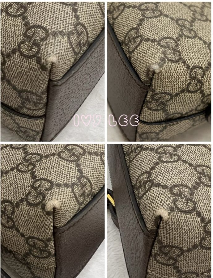 GUCCI 古馳 499621 經典Ophidia系列GG帆布印花拉鍊側肩包 斜背包 貝殼包 正品 二手精品-14