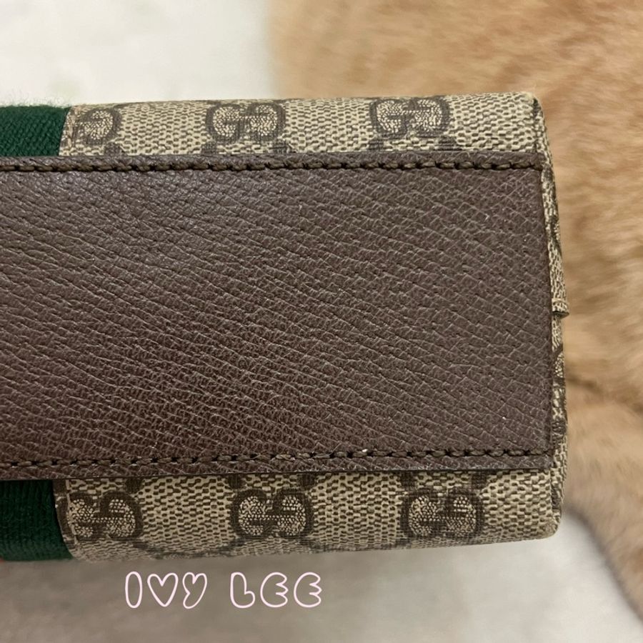 GUCCI 古馳 499621 經典Ophidia系列GG帆布印花拉鍊側肩包 斜背包 貝殼包 正品 二手精品-25