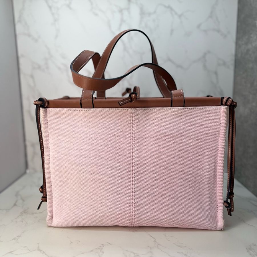 💗香緹國際精品💗 LOEWE 559 帆布托特包 粉色-2