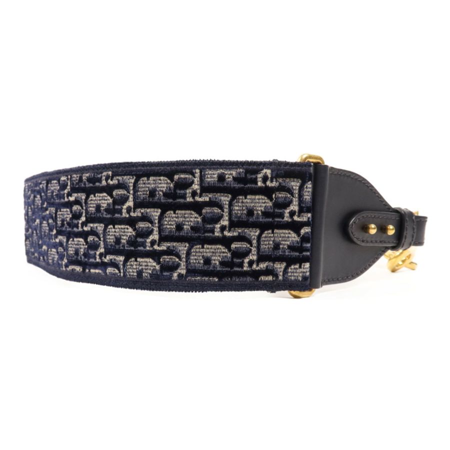 Dior 帆布Shoulder Strap金扣肩背帶-5