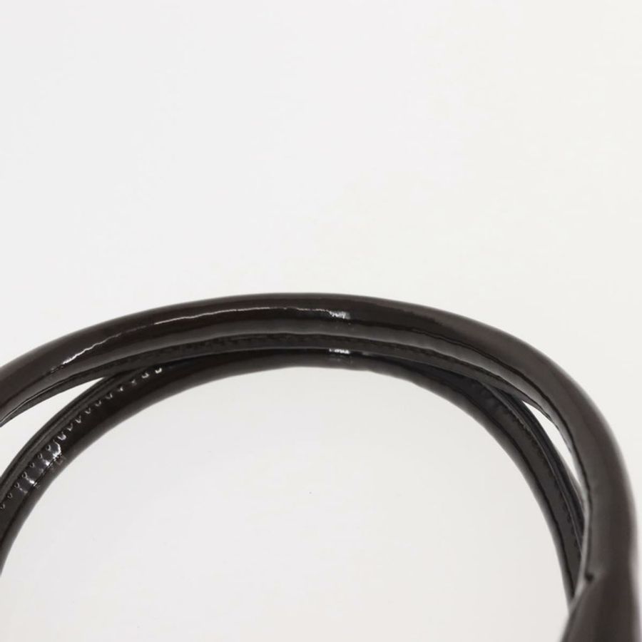 【日本直送】Salvatore Ferragamo 動物紋手提包 棕色乙烯基材質 正品 144645-7