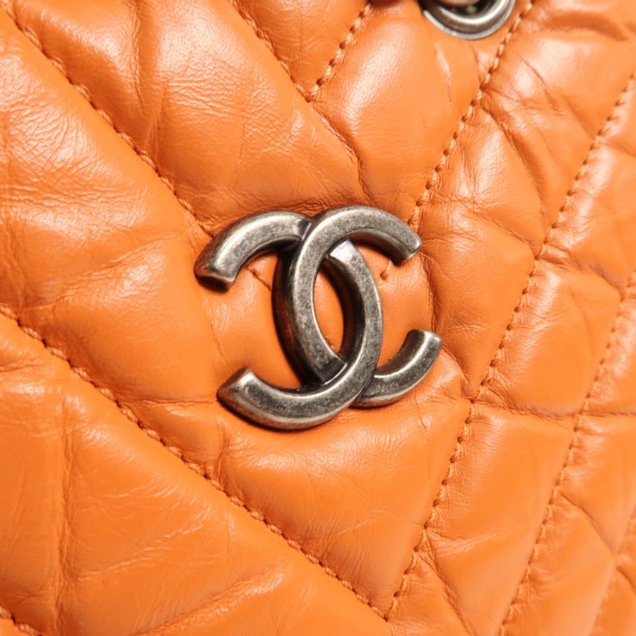CHANEL 【激減優惠】牛皮皮革Gabrielle BackPack鏈帶背包-9
