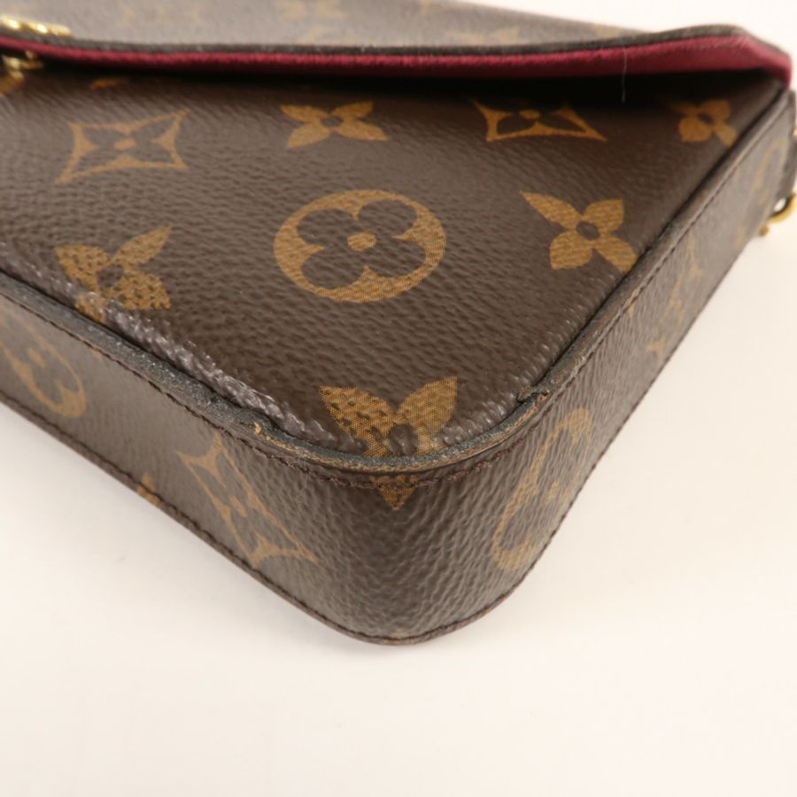 LOUIS VUITTON 【激減優惠】Monogram Pochette Felicie金扣鏈帶肩背袋-6