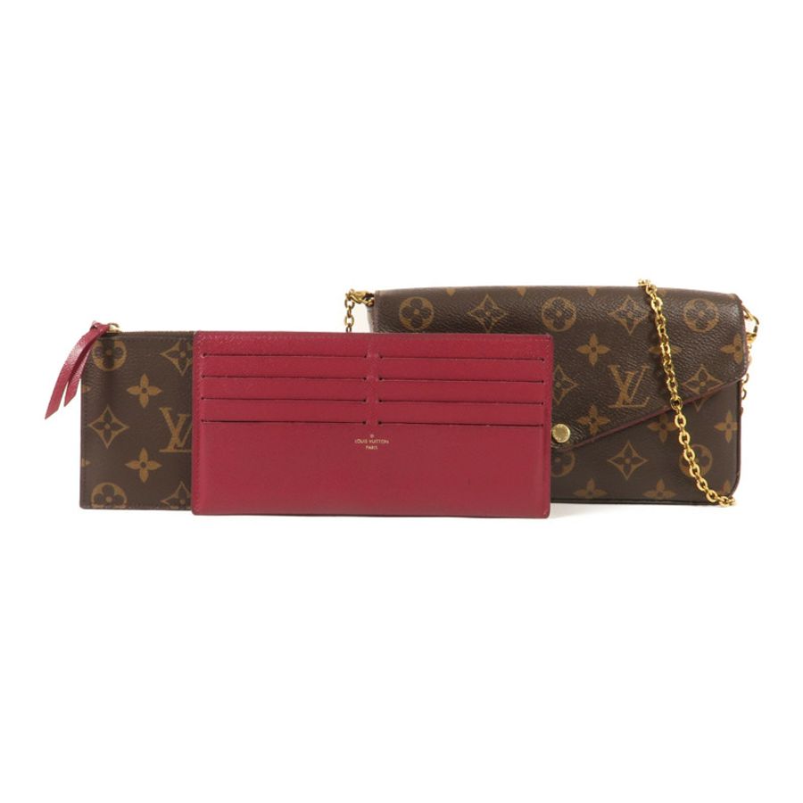 LOUIS VUITTON 【激減優惠】Monogram Pochette Felicie金扣鏈帶肩背袋-16