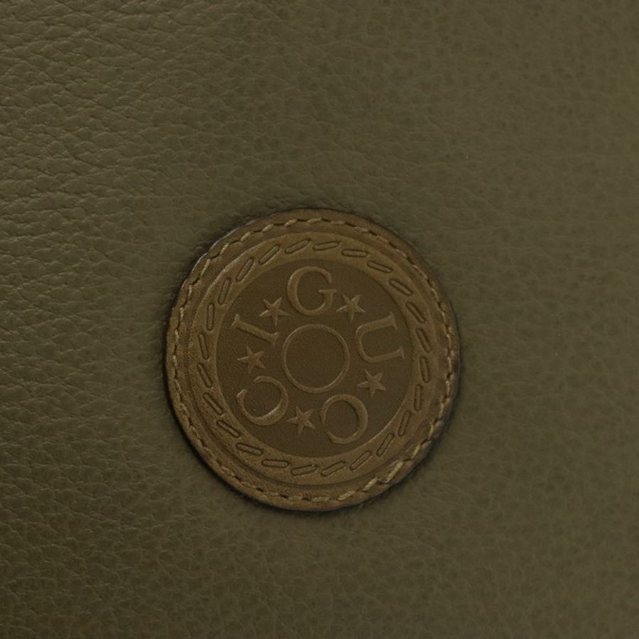 【日本直送】GUCCI 皮革肩背包 卡其色 金色 正品 gh834-17