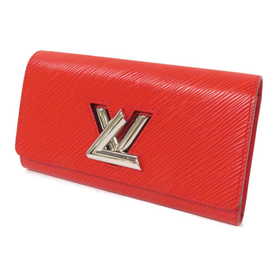 LOUIS VUITTON Epi Twist Wallet銀扣長錢包-2