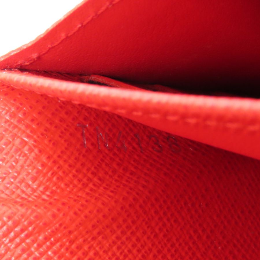 LOUIS VUITTON Epi Twist Wallet銀扣長錢包-8