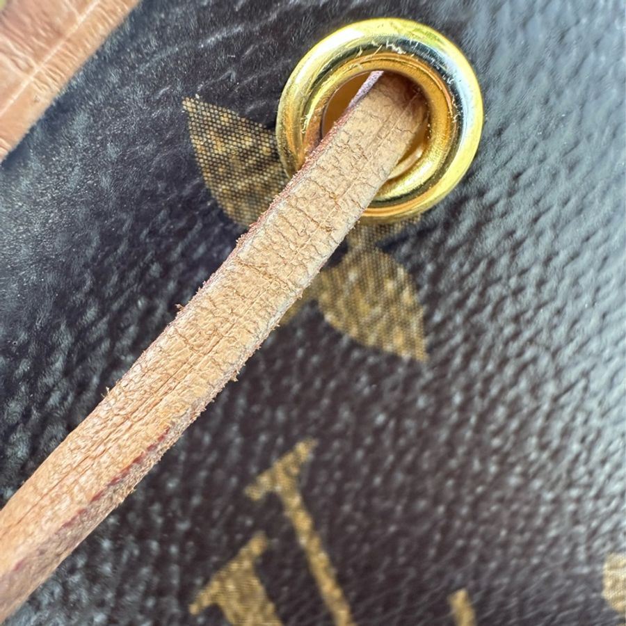 LV Nano Noe經典老花小水桶包-11