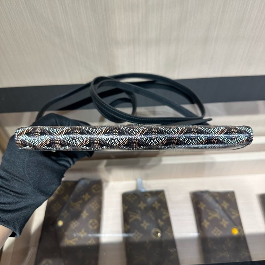 GOYARD戈雅 Chypre 可拆卸可调节锁扣开合 单肩斜挎包-11