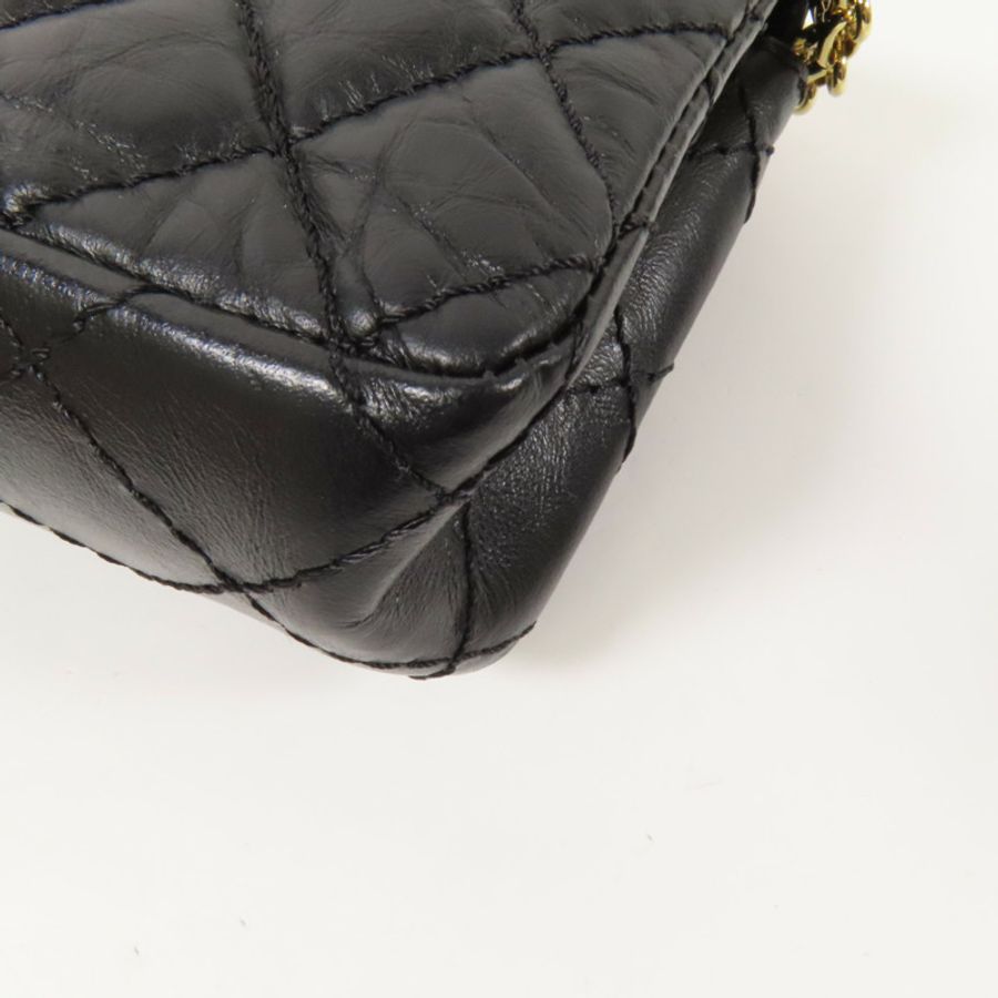 CHANEL 牛皮皮革2.55 Waist Bag金扣腰包-13