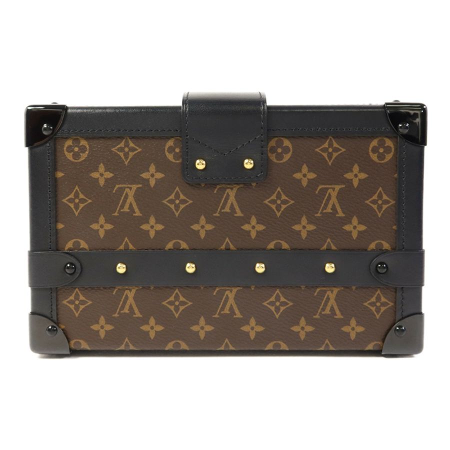 LOUIS VUITTON Monogram Petite Malle金扣肩背袋-1