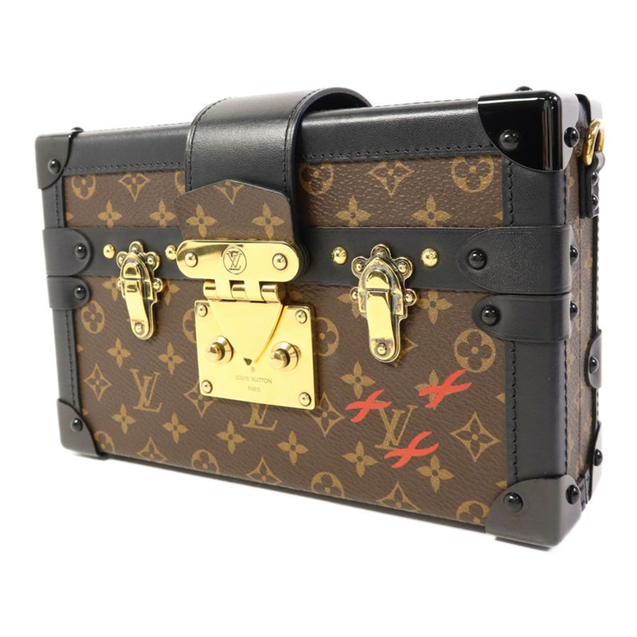 LOUIS VUITTON Monogram Petite Malle金扣肩背袋-2