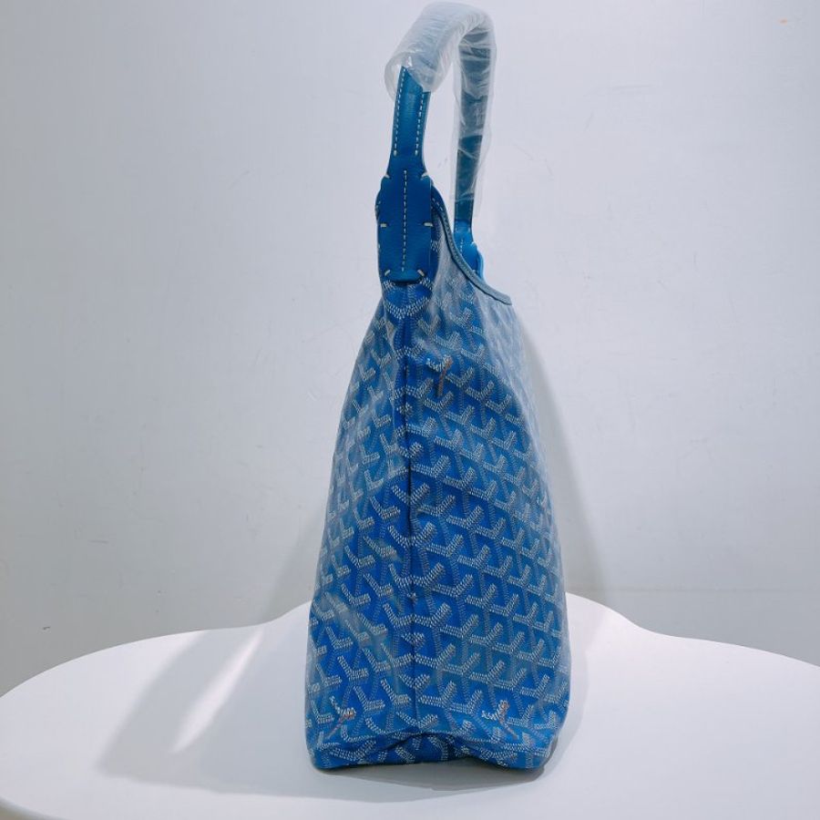 TW4490 Goyard 戈雅Sky Blue 燙金珠光面蜻蜓 Bohème Hobo Bag-3