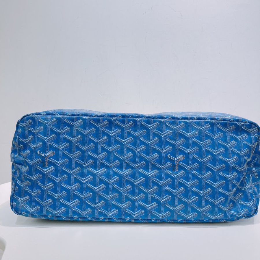 TW4490 Goyard 戈雅Sky Blue 燙金珠光面蜻蜓 Bohème Hobo Bag-4
