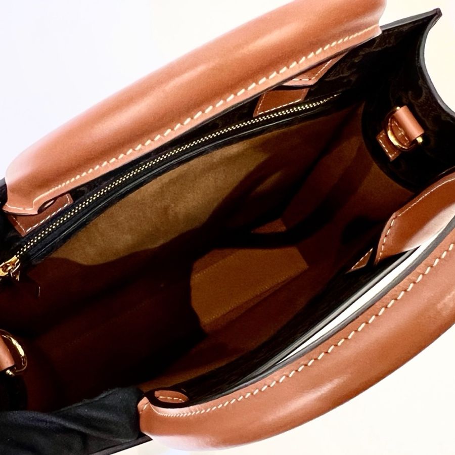 Celine pvc Cabas金釦手提小號直立式琴譜包191542BZK04LU-7