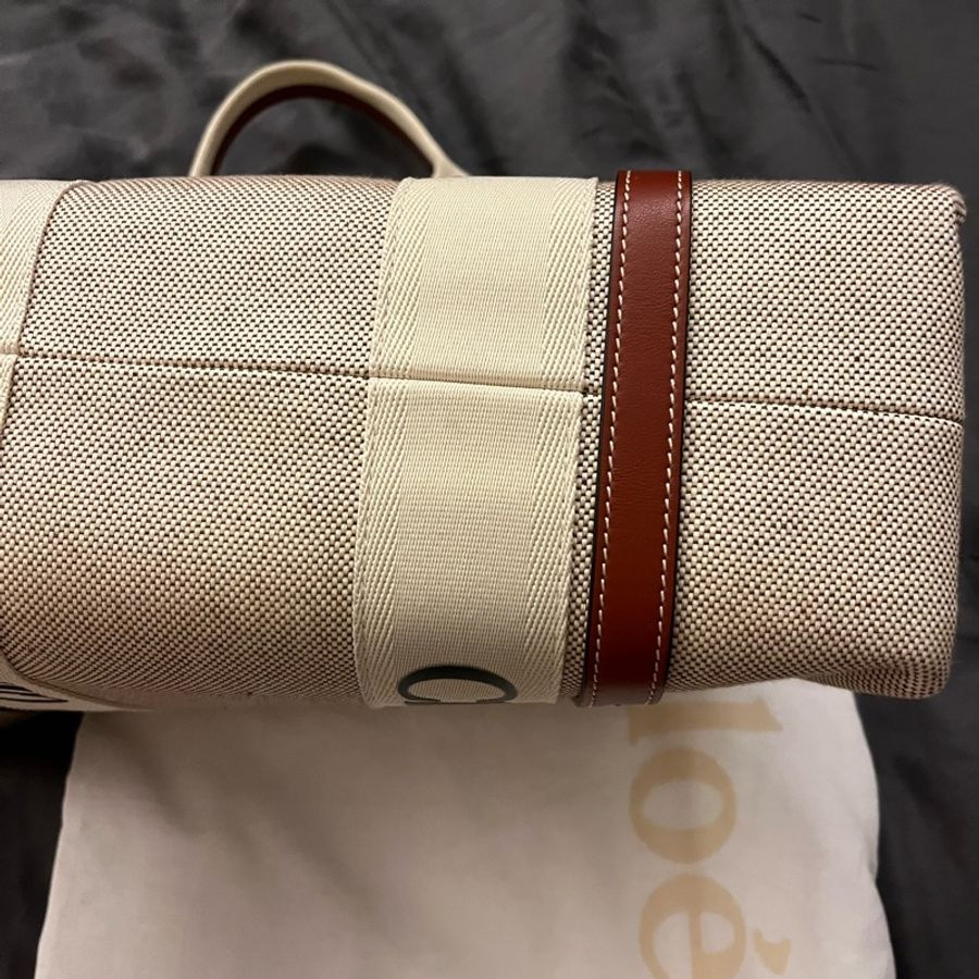 Chloe 文青托特包燕麥色.中號.-2