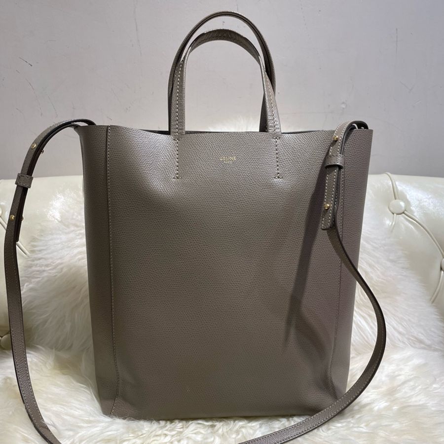 Celine Triomphe Cabas Small 大象灰-0
