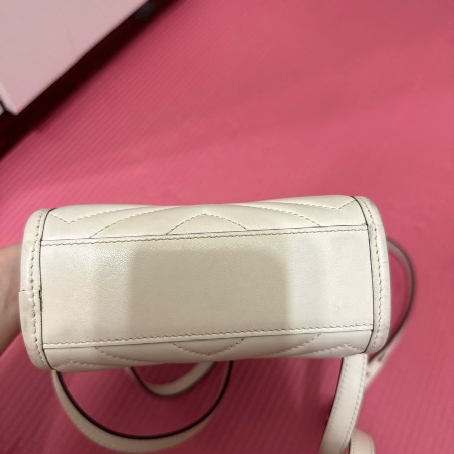 GUCCI 696123 白MARMONT斜背方包-9
