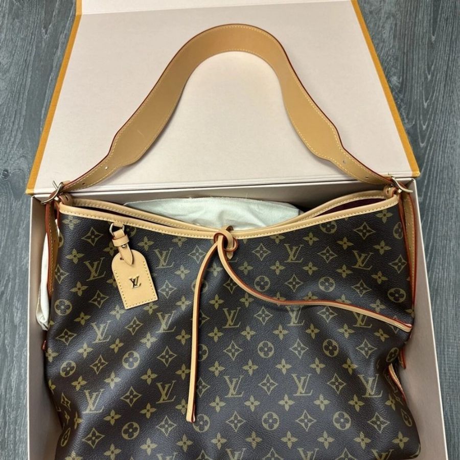 全新 LV CarryAll MM Monogram 帆布 手提包 M46197 (思英grbr)-0