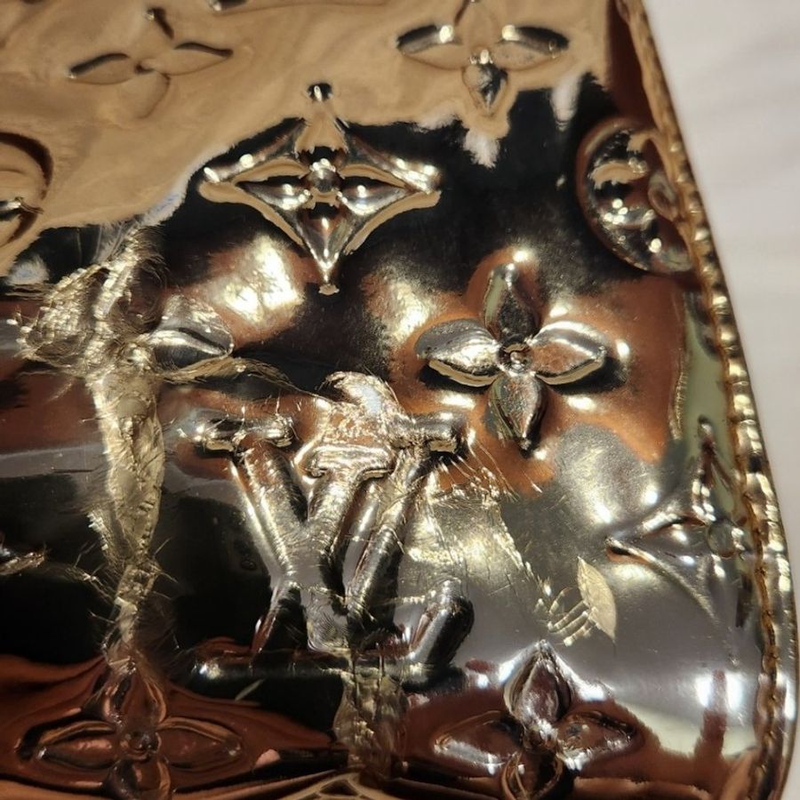 LV speedy 金色鏡面包-9
