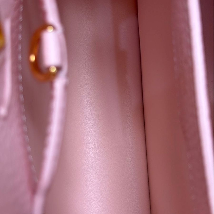 LV Capucines 粉色 荔枝牛皮 BB 金标-8