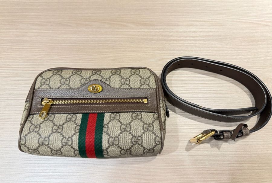 Gucci 經典老花 腰包-0