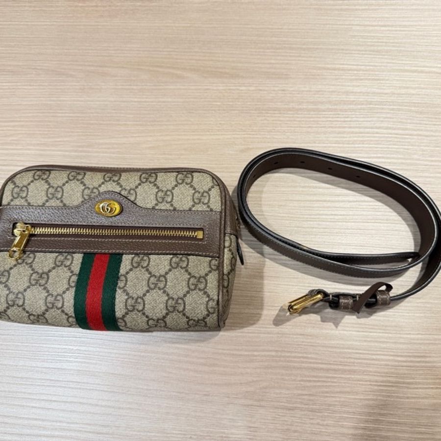 Gucci 經典老花 腰包-11