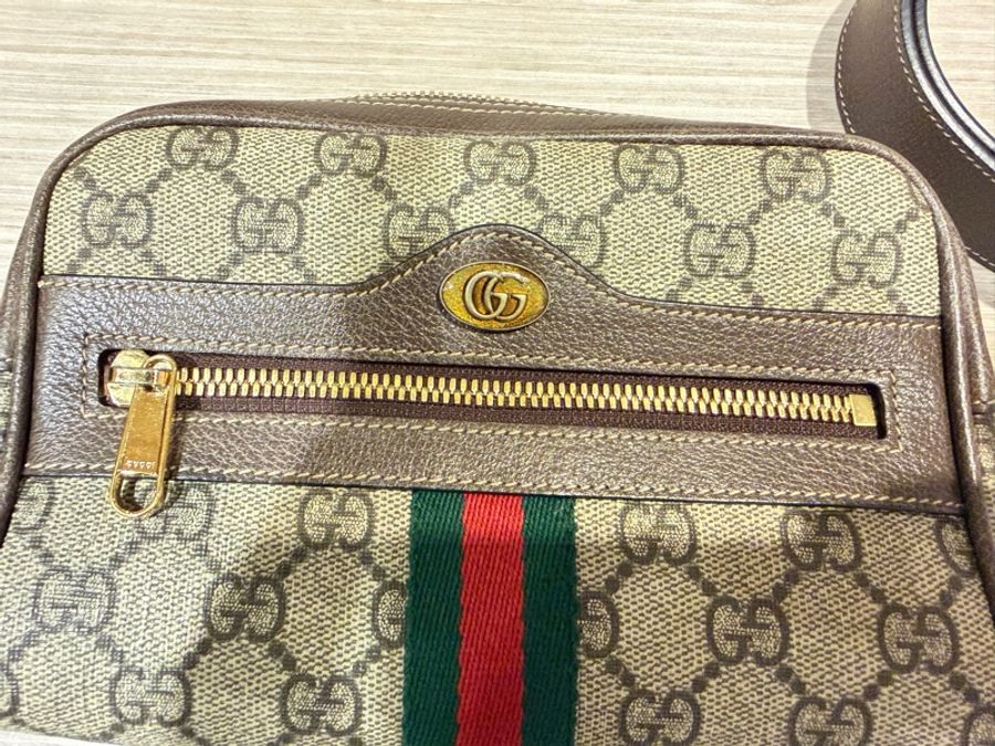 Gucci 經典老花 腰包-13