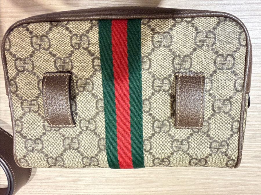 Gucci 經典老花 腰包-15